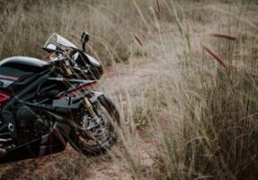 motorcycle on a dirt road